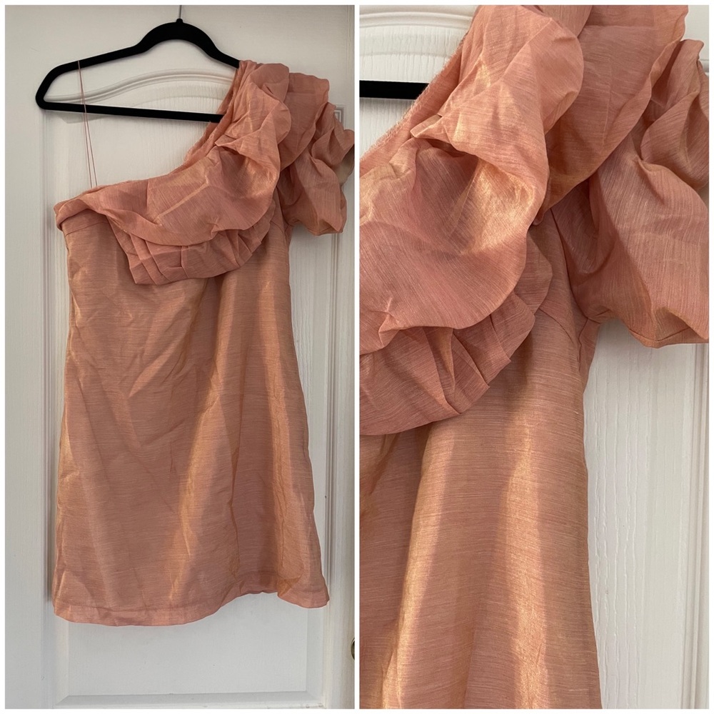 Beulah - One Shoulder Ruffle Dress